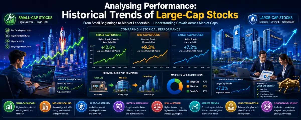 Analysing Performance: Historical Trends of Large-Cap Stocks