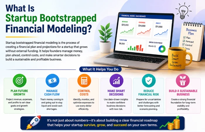 what is startup bootstrapped financial modeling