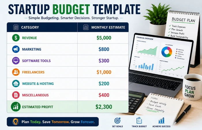 bootstrapped startup budget template