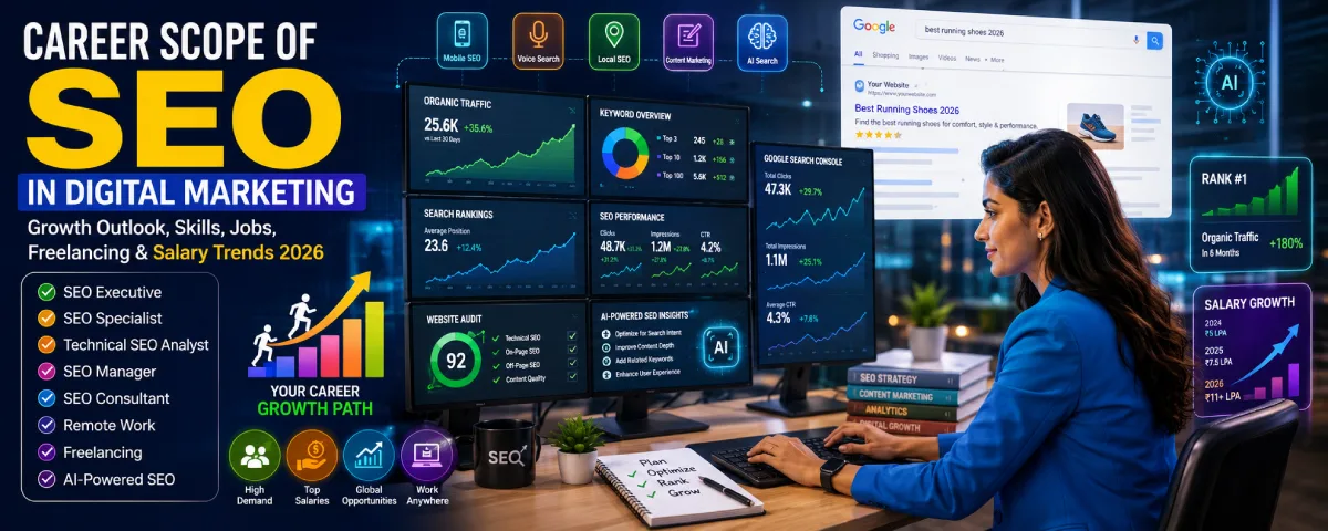 Career Scope of SEO in Digital Marketing & Growth Outlook