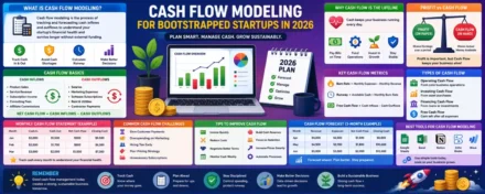 Cash Flow Modeling for Bootstrapped Startups in 2026