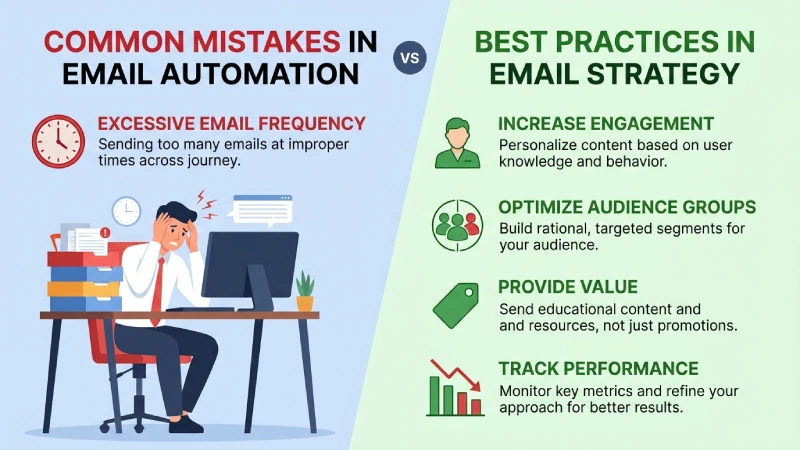 common email automation mistakes