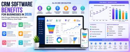 CRM Software Benefits for Businesses in 2026 | Complete Guide