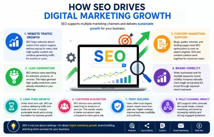 how seo drives digital marketing growth 