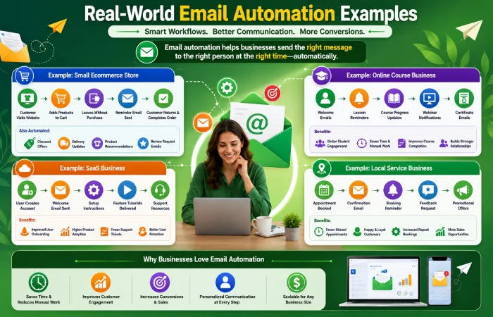 real-world email automation examples 