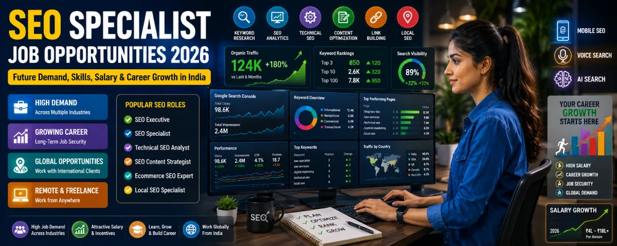 SEO Specialist Jobs, Skills & Future Demand in India 2026