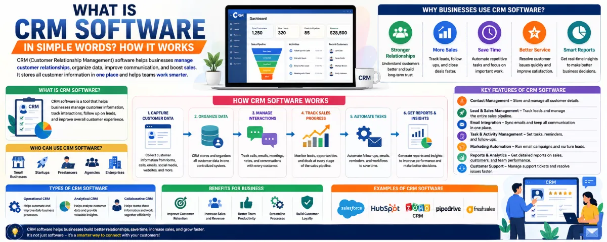 What is CRM Software in Simple Words? How It Works