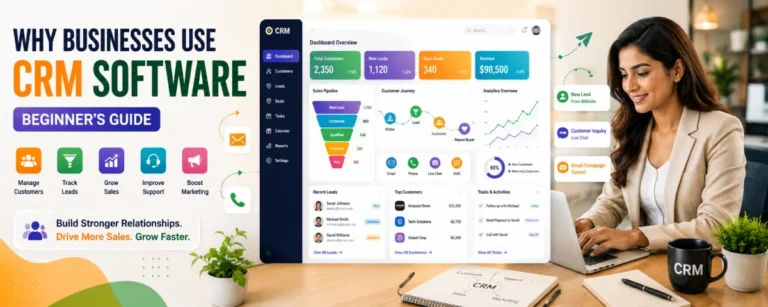 Why Businesses Use CRM Software (Beginner’s Guide)