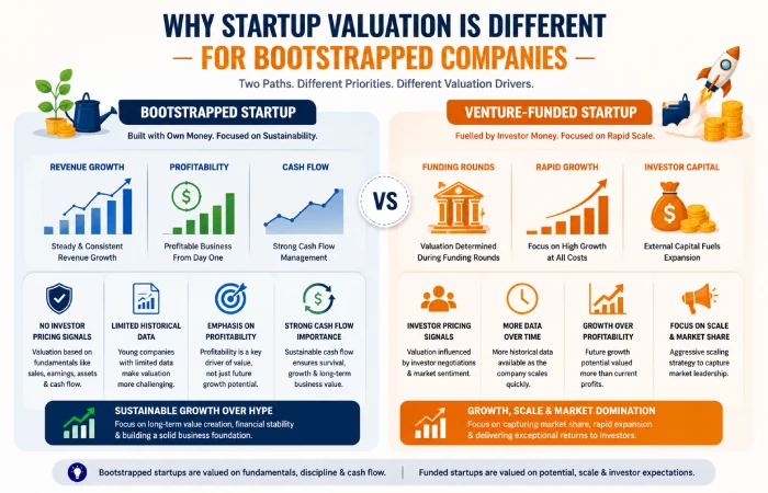 why startup valuation is different for bootstrapped companies