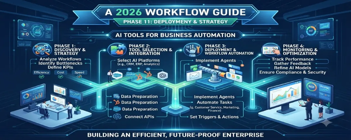 AI Tools for Business Automation: A 2026 Workflow Guide