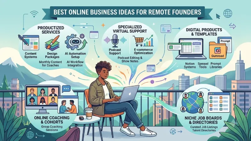 best online business ideas for remote founders