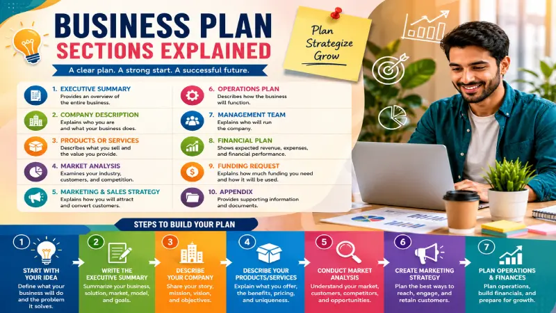 business plan sections explained 
