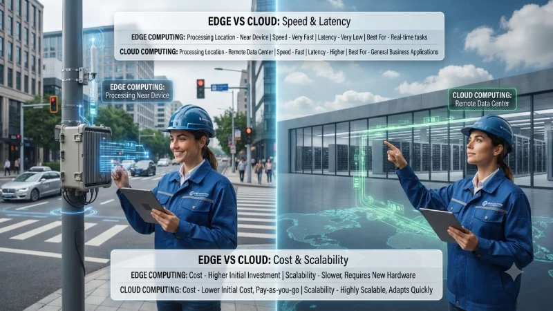 edge vs cloud: speed and latency