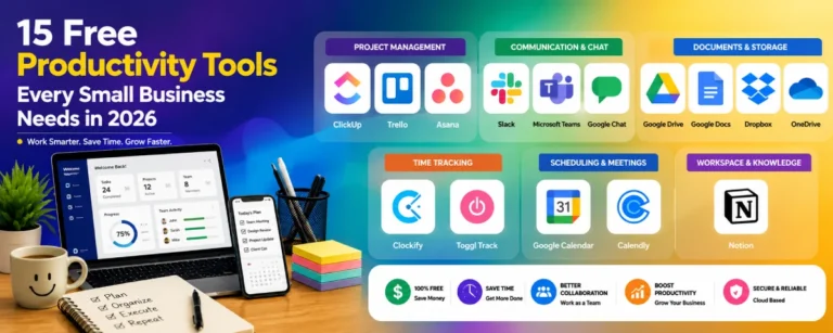 15 Free Productivity Tools Every Small Business Needs in 2026