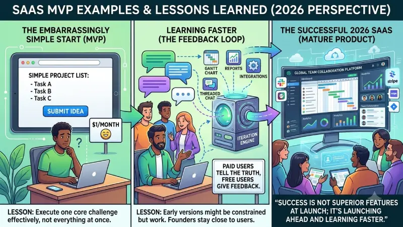 saas mvp examples and lessons learned 