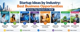 Startup Ideas by Industry: Best Business Opportunities Across Top Sectors in 2026