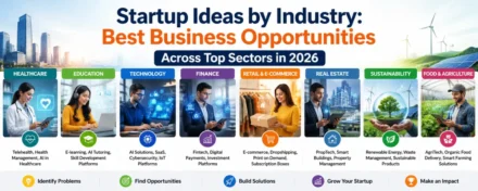 Startup Ideas by Industry: Best Business Opportunities Across Top Sectors in 2026