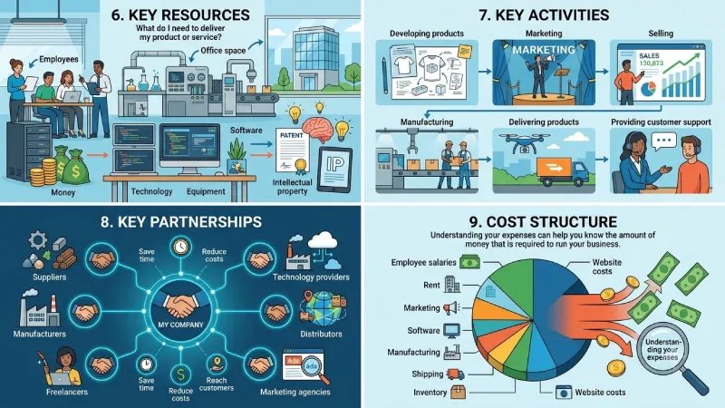 the nine building blocks of the bmc