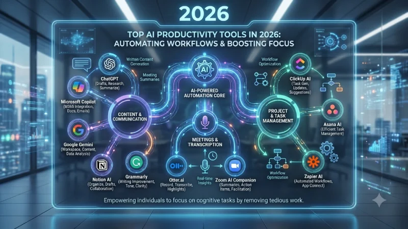 top ai productivity tools in 2026