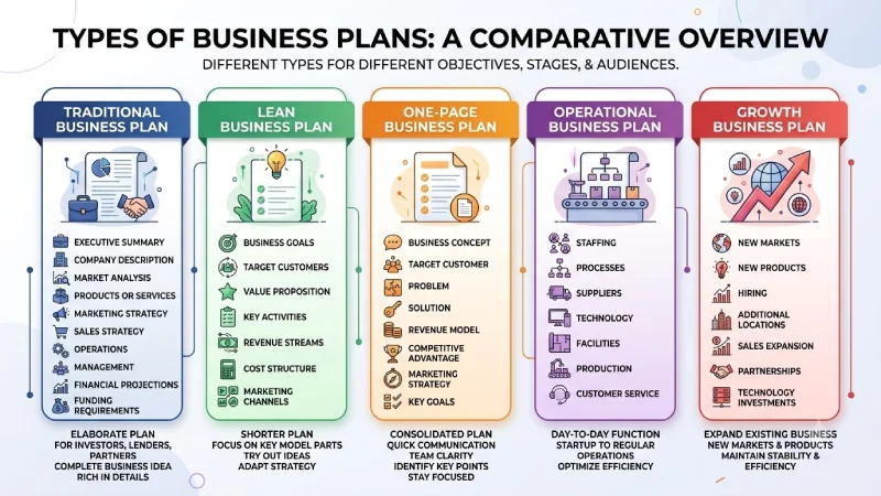 types of business plans
