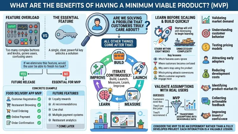 what are the benefits of having a minimum viable product?