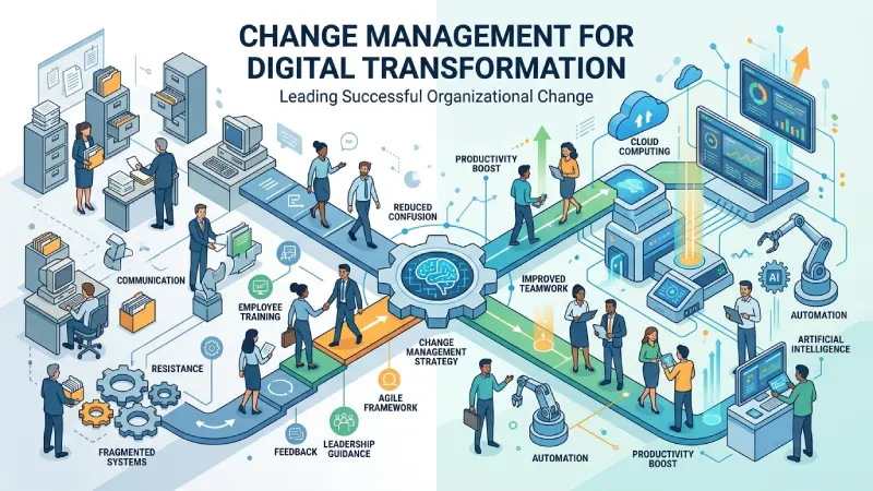 what is change management in digital transformation