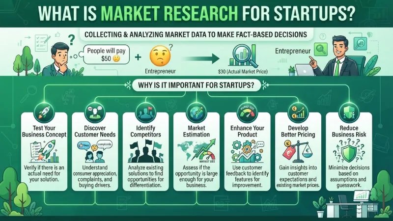 what is market research for startups 