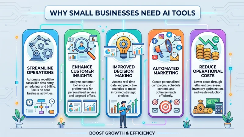why small businesses need ai tools