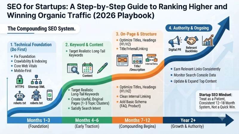 SEO for Startups A Step-by-Step Guide to Ranking Higher and Winning Organic Traffic