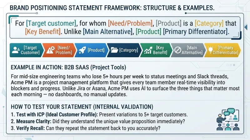 brand positioning statement examples

