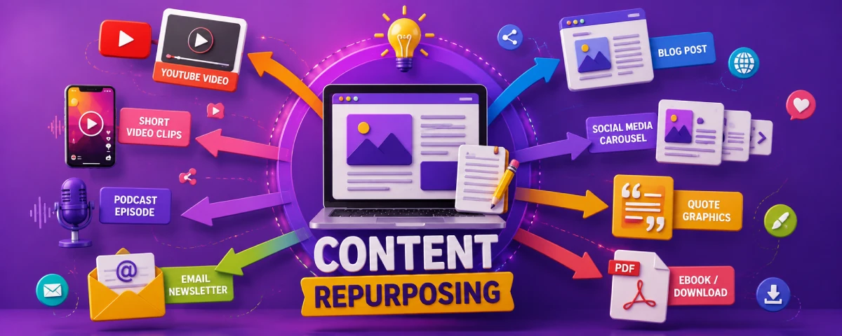 Content Repurposing: How to Turn One Piece of Content into Ten (2026)