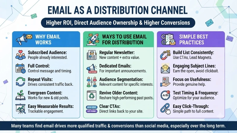 email as a distribution channel

