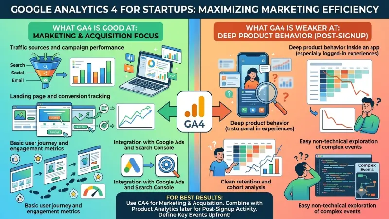 google analytics 4 for startups
