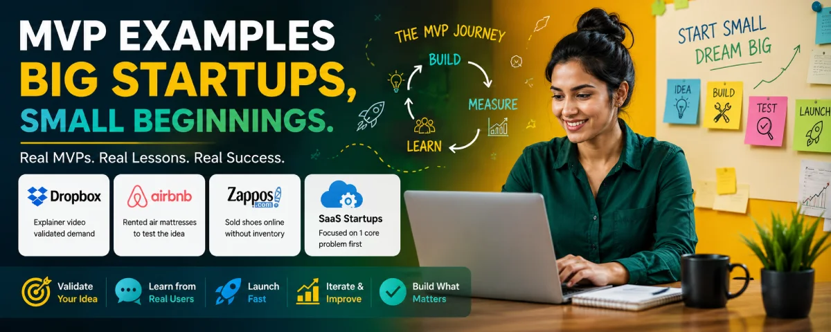 MVP Examples and Case Studies: How Famous Startups Launched with Minimum Viable Products