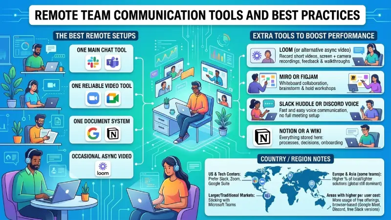 remote team communication tools