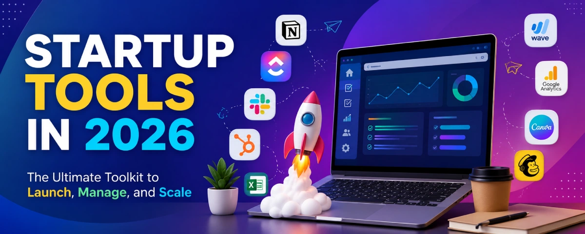 Startup Tools in 2026: The Ultimate Toolkit to Launch, Manage, and Scale Your Business