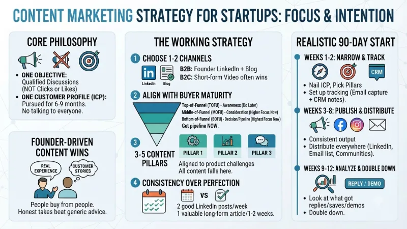 strategy of content marketing for startups