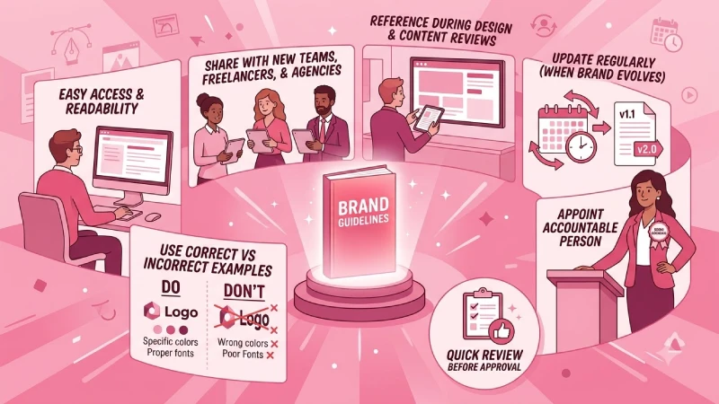 How to Use or Apply Brand Guidelines