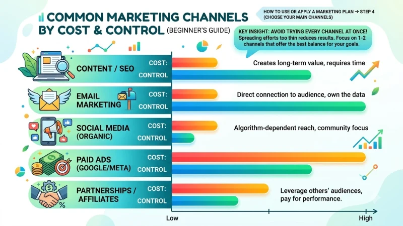 Identify your main channels