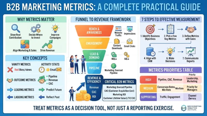 b2b marketing metrics