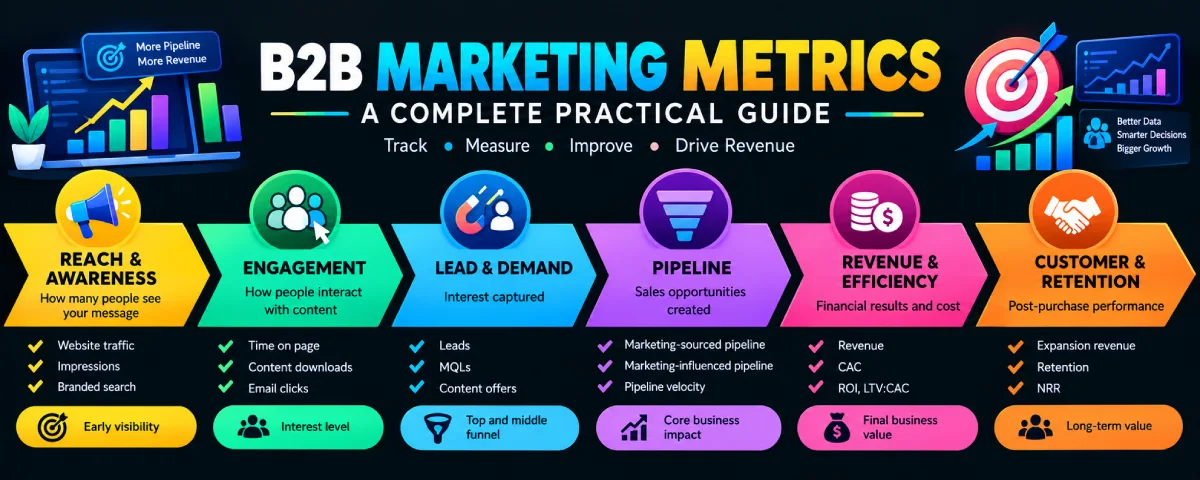 B2B Marketing Metrics: A Complete Practical Guide