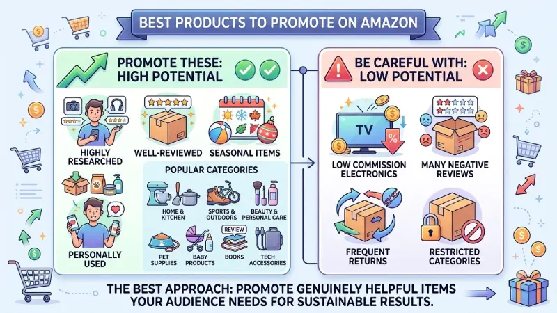 best products to promote on amazon