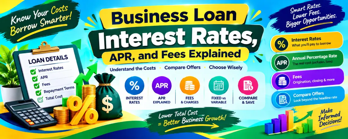 Business Loan Interest Rates, APR, and Fees Explained