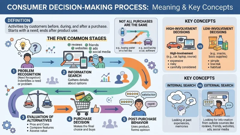 consumer decision-making process_ meaning and key concepts