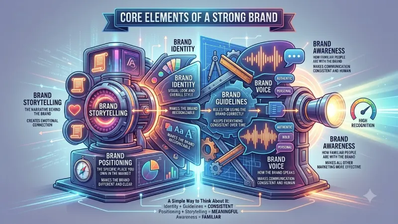 core elements of a strong brand