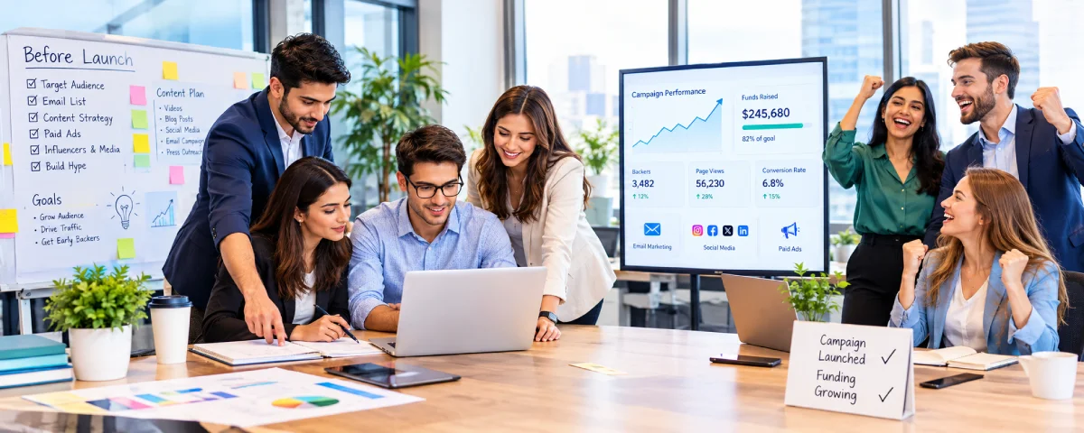 Crowdfunding Marketing Strategy: Before and After Launch