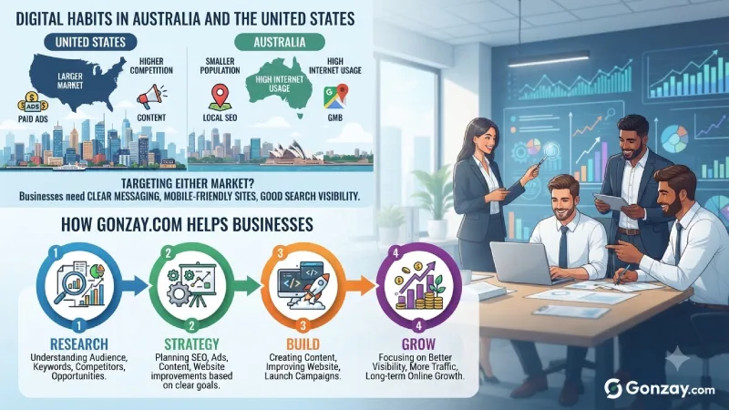 digital habits in australia and the united states