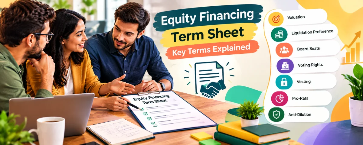 Equity Financing Term Sheet: Key Terms Explained