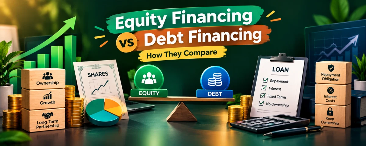 Equity Financing vs Debt Financing: How They Compare