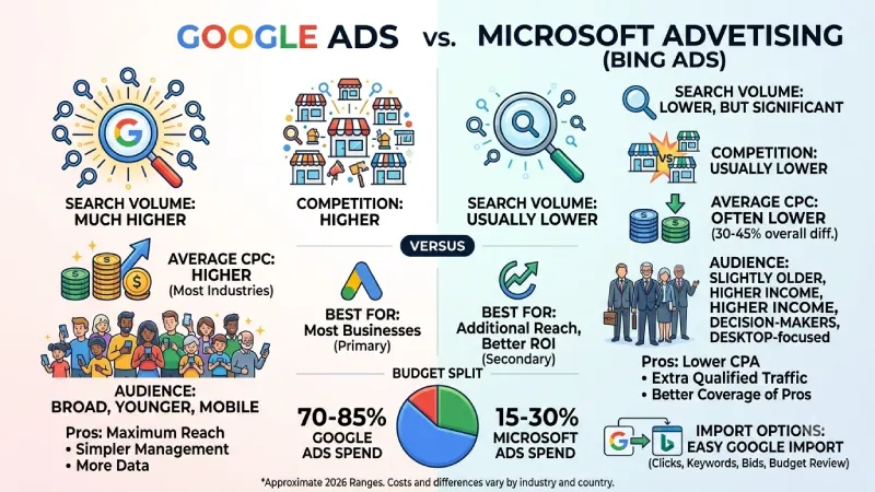 google ads vs bing ads 
